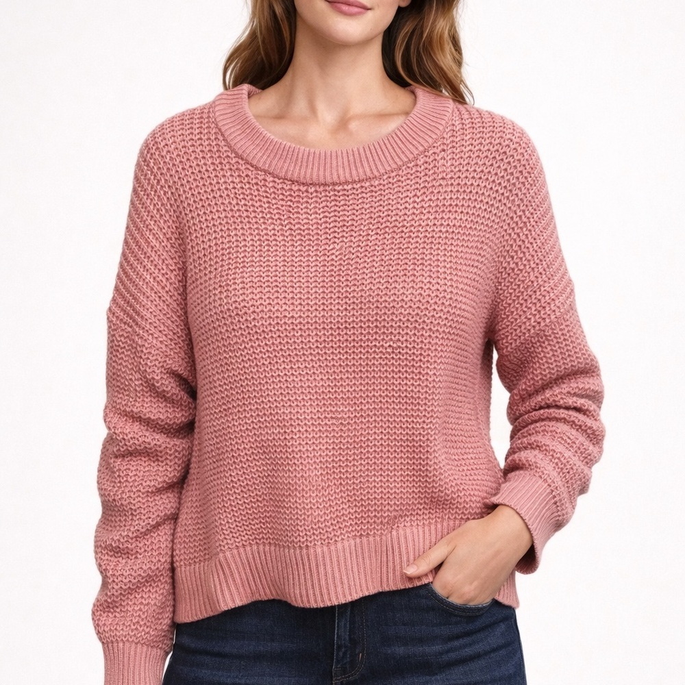 Old Navy Women's Blush Crew Neck Sweater
